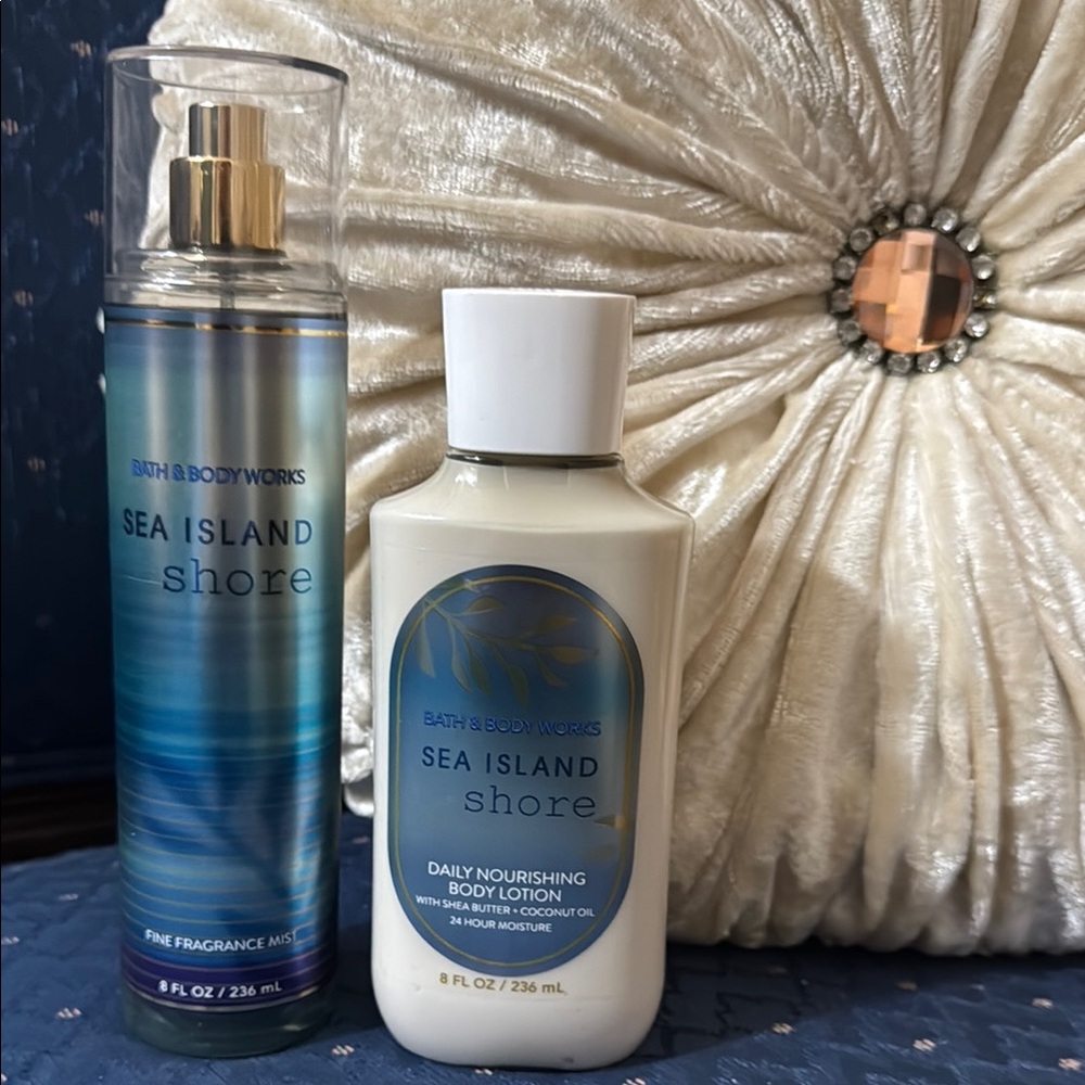 Bath & Body Works Sea Island Shore Fragrance Mist and Lotion - Picture 1 of 1